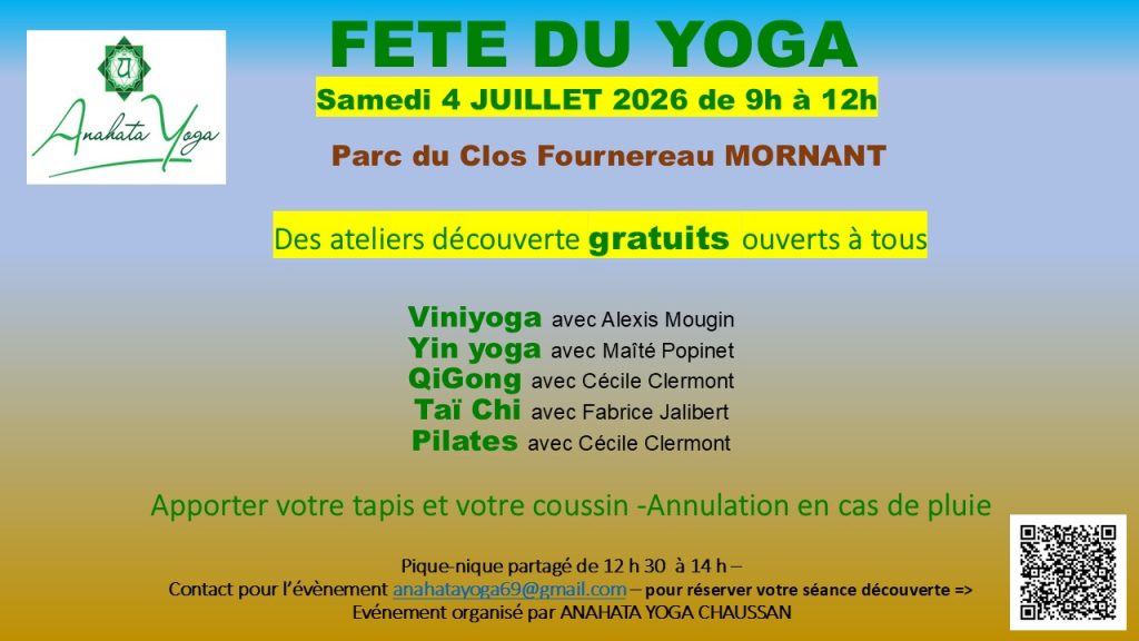 Affiche de l'événement Fête du yoga