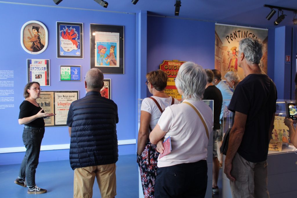 Affiche de l'événement Visite guidée Jean-Guy Mourguet, histoire d'un saltimbanque